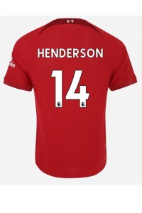 Liverpool Jordan Henderson #14 Fotballdrakt Hjemme Klær 2022-23 Korte ermer